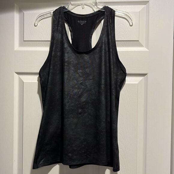 Athleta Shanti Misty Lace Print Racerback Tank Size XLT. - Picture 5 of 9